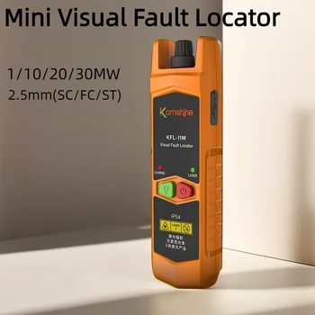 1/10/20/30MW Mini Visual Poruchy Locator Optickým Káblom Tester 2,5 mm(SC/FC/ST) Rozhranie FTTH Testovacích Nástrojov Opitcal Vlákniny VFL