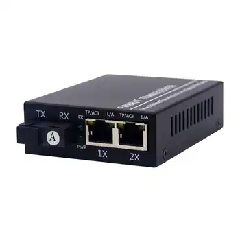 1pair Gigabit SFP Optický Vysielač 10/100/1000M, 20 KM SFP Slot na 2 RJ45 Ethernet Fiber Optic Media Konvertor
