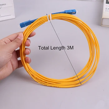 1pc 3 Meter SC-SC Simplex Optický kábel Jednom Režime FTTH Pigtail Patch Kábel