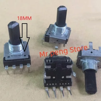 1pcs 141 typ 4 pin encoder, dlho šliapať, dlhej osi 18 mm pulzný spínač, otočný spínač