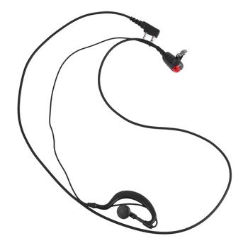 2 Pin G Tvar Slúchadlo Headset Mikrofón pre obojsmerné Rádiové Bezpečnosti Walkie Talkie Rádio pre