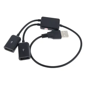 2 v 1 Telefón, Tablet Prevodník USB 2.0 A OTG Kábel Rýchle Nabíjanie Konektor Kábla