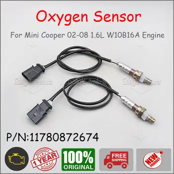 2X 11780872674 Up & Následný Lambda Kyslíka O2 Senzor Pre Mini Cooper 02-08 1.6