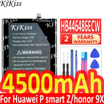 4500mAh KiKiss výkonnú Batériu HB446486ECW Pre Huawei P Smart Z/honor9X/česť 9X Pro/Nova5i/Vychutnať 10 Plus
