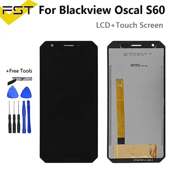5.7 palca Pre Blackview Oscal S60 Pro LCD Displej+Dotykový Displej Digitalizátorom. Montáž Oscal S60 Obrazovke Náhradné LCD displej, Senzor Časti