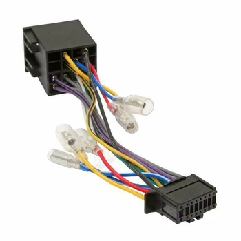 ABS Auto Stereo Rádio Norma ISO Kabeláž Postroj Konektor 16 Pin PI100 Zapojte Kábel Pre Pioneer 2003-Na