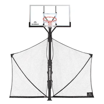 Basketbal Dvore Stráže Čistý Obranný Systém Rebounder s Skladacia Čisté a Ruky do Pól basketbalová obruč vonkajšie