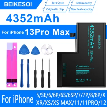 BEIKESOI Batérie pre iphone 13 pro max Vysokou Kapacitou Bateria Pre iPhone 13promax 13PM Pôvodné IC čip batérie
