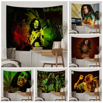 Bob Marley spevák Gobelín Visí České Gobelín České Nástenné Gobelíny Mandala Lacné Hippie Stene Visí