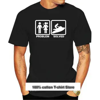Camiseta Unisex divertida para hombre, ropa con estampado problemas de, Jet Ski