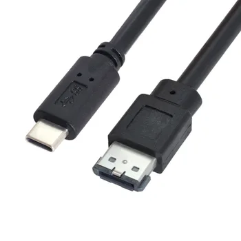 CY USB3.0 na HDD/SSD/ODD eSATAp Prevodník USB-Typ C-C na Power Over eSATA DC5V Adaptér