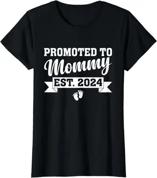 Dámske Povýšený na Maminku 2024, Čoskoro Matka 2024 Nové Mama T-Shirt