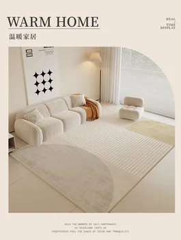 J2061 obývacia izba koberec je moderný a minimalistický koberec s plnou slučky velvet