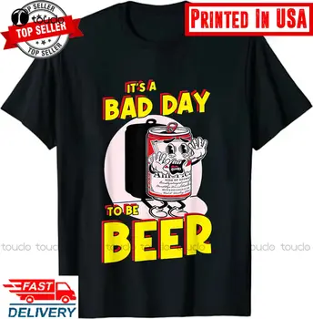 JE to Zlý Deň Byť Na Pivo Zábavné Pitie Piva T-Shirt Biele Košele Pre Ženy Sexy O-Krku Streetwear Nadrozmerné Muži Košele