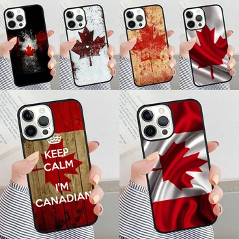 Kanada Kanadské Vlajky telefón puzdro Pre iPhone 11 12 13 14 15 Pro Max Zadný Kryt Pre Apple XS Max XR 7 8 Plus SE2020