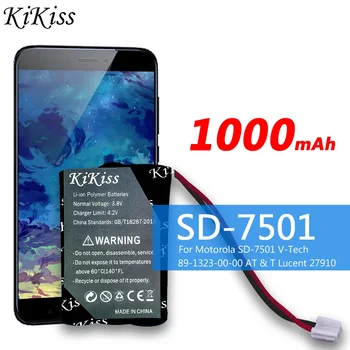 KiKiss NiMH Batérie pre Motorola SD-7501 V-Tech 89-1323-00-00 AT & T Lucent 27910 CPH-464D Bezdrôtový Telefón Domov