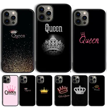 Kráľovná, princezná koruny Telefón puzdro Pre iPhone 15 14 13 12 Pro Max mini 11 Pro Max XS X XR 6 7 8 Plus SE 2020 Coque Shell