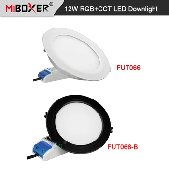 Miboxer 12W RGB+SCS LED Downlight FUT066 110V 220V AC Stmievateľné Biela/Čierna Stropné svietidlo 2.4 G RF Diaľkového/ovládanie Hlasom