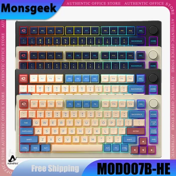 Monsgeek AKKO MOD007B-ON Hráč Mechanické Klávesnice 3Mode 2.4 G Bezdrôtovej Bluetooth Klávesnice 82Key Hot-swap Herné Klávesnice Dary