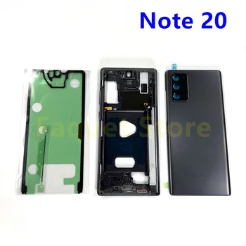 Note20 Plný Bývanie Prípade Zadný Kryt Stredný Rám Pre Samsung Galaxy Note 20 Kompletné Diely N980F SM-N980B/DS N980