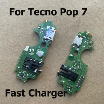 Nové Pre Tecno Pop 7 USB Nabíjací Dock Konektor Rada Rýchle Nabíjanie Port Flex Kábel BF6