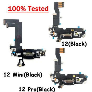 NOVÝ USB Nabíjací Sub Rada Port Konektor Dock Plnenie Flex Kábel Pre iPhone 12 Pro 12Pro Max mini Náhradné Diely