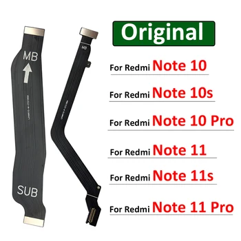 Originál Nové Pre Xiao Redmi Poznámka 10 10 11 11s Pro 4G 5G LCD, základná Doska Konektor na doske Doske Flex Kábel