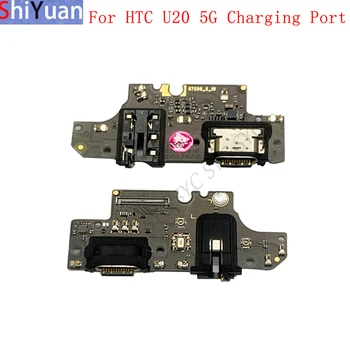 Originálne USB Nabíjací Port Konektor Rada Flex Kábel Pre HTC U20 5G Konektor Nabíjania Náhradné Diely