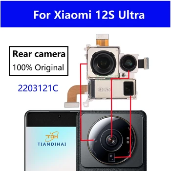 Originálne Zadné Zadná Kamera Pre Xiao 12S Ultra 2203121C 12sUltra Hlavné Zadok Veľký Fotoaparát Modul Flex Kábel Široký Teleobjektív