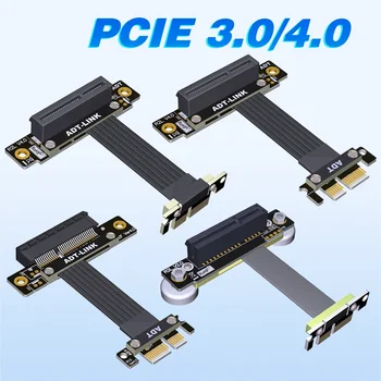 PDO-LINK GEN4 PCIe 4.0 3.0 PCI Stúpačky 1x 4x PCI-E slot karty PCI E Stúpačky PCI Express 4.0 SSD LAN USB Stúpačky Karty PCIE x1, Aby x4 Predlžovací Kábel