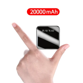 Power Bank 20000mAh Prenosné Nabíjačky Poverbank s Ľahký Mobilný Telefón Externú Batériu Powerbank 20000 mAh pre Xiao iPhone X