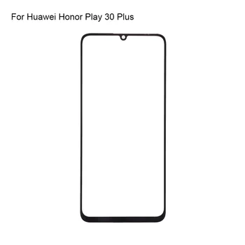 Pre Huawei Honor Hrať 30 Plus Predný LCD Sklo Objektívu, dotyková obrazovka 30plus obrazovky Panel Vonkajšia Obrazovka Skla bez flex