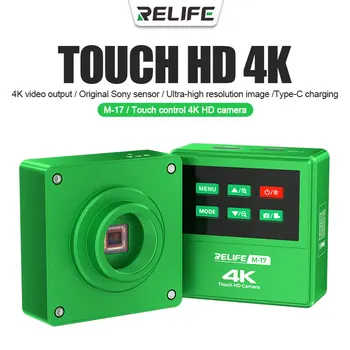 RELIFE M-17 trinokulárny kyowa Elektronické Kamery HDMI 4K Priemyselné použitie Fotoaparátu/30fps Podpora HD Foto/video/Udisk Skladovanie