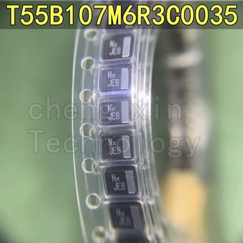T55B107M6R3C0035 5 KS 100uF ±20% 6.3 V SMD tantal kondenzátor 1411 B3528 T55B107M6R3 107J