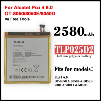 TLP025D2 Batérie Vhodné pre mobilný telefón Alcatel PIXI 4 6.0 / SZ-8050 / 8050E / 8050D batérie