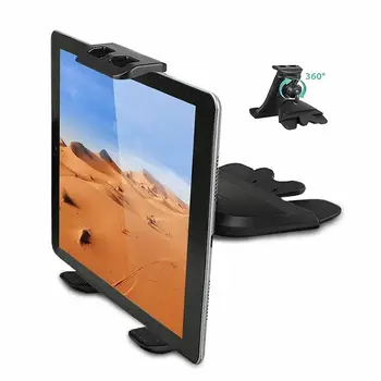 Univerzálny 4-12 palcový Tablet Držiteľ Vozidla CD Slot Air Vent Tablet Držiak Mobilného Telefónu Pripojiť Stojan pre iPad Pro iPhone Huawei Xiao