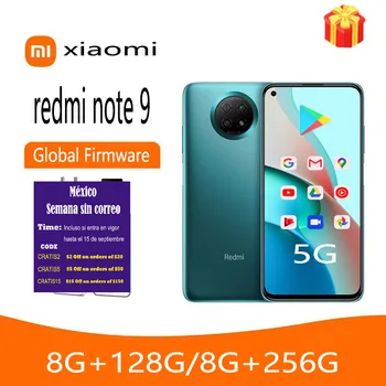 Xiao-Redmi Poznámka 9 5G Smartphone, Globálne ROM Mobil
