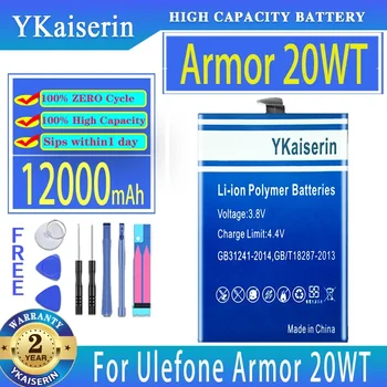 YKaiserin Batérie 12000mAh Pre Ulefone Brnenie 20WT Bateria